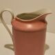 Porcelain milk pot of pink Limoges