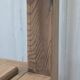 Antique armchair in raw wood
