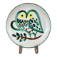 Vintage 1950s ceramic plate owl