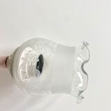 Enamelled cast iron wall lamp