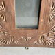 Antique hand carved  frame solid wood  22 cm x 17.5 cm
