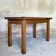 Farmhouse style dining table.