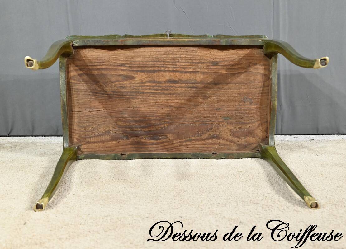 Small Painted Oak Dressing Table, Louis XV style – Late 18th century