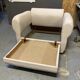 Fauteuil 30 's avec espace rangement sous assise