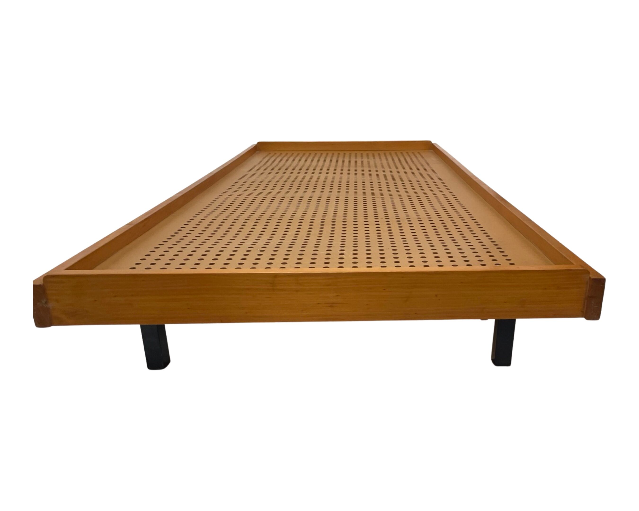 Vintage wooden bed with drawers, Netherlands, 1960 design Daybed