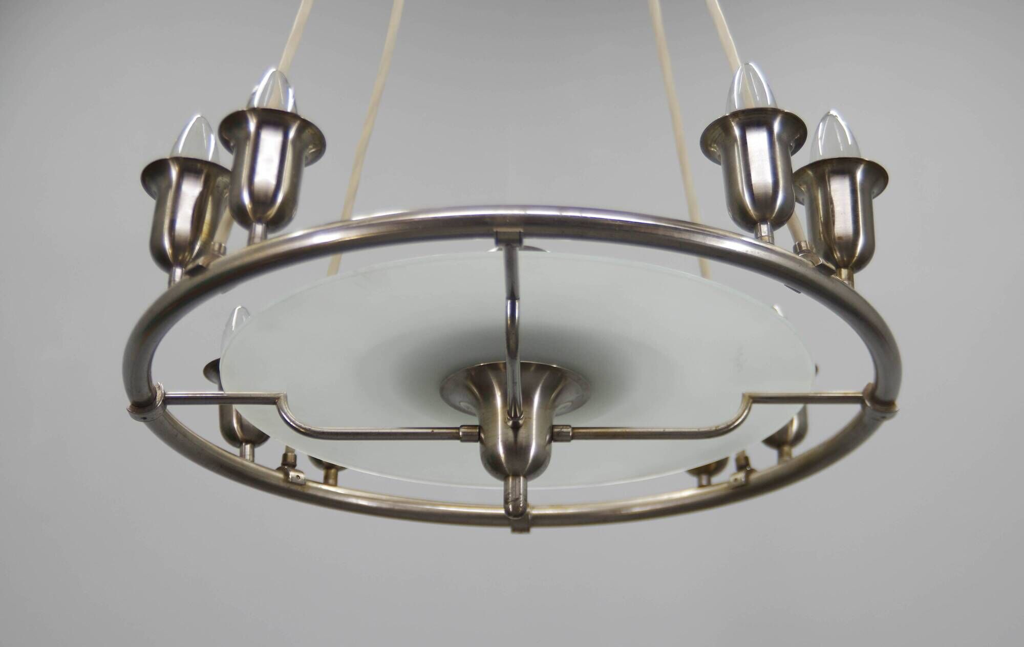 Art Deco Chandelier by Franta Anýž for IAS, Czechoslovakia, 1930s