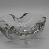 Cendrier ou vide-poche en cristal du Val Saint-Lambert