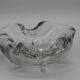 Ashtray or pocket tray in crystal from Val Saint-Lambert