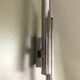 Pair of chromed sconces