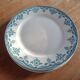 Set 4 assiettes plates Choisy le Roi XIXe Terre de Fer Boulenger modèle Bordeaux