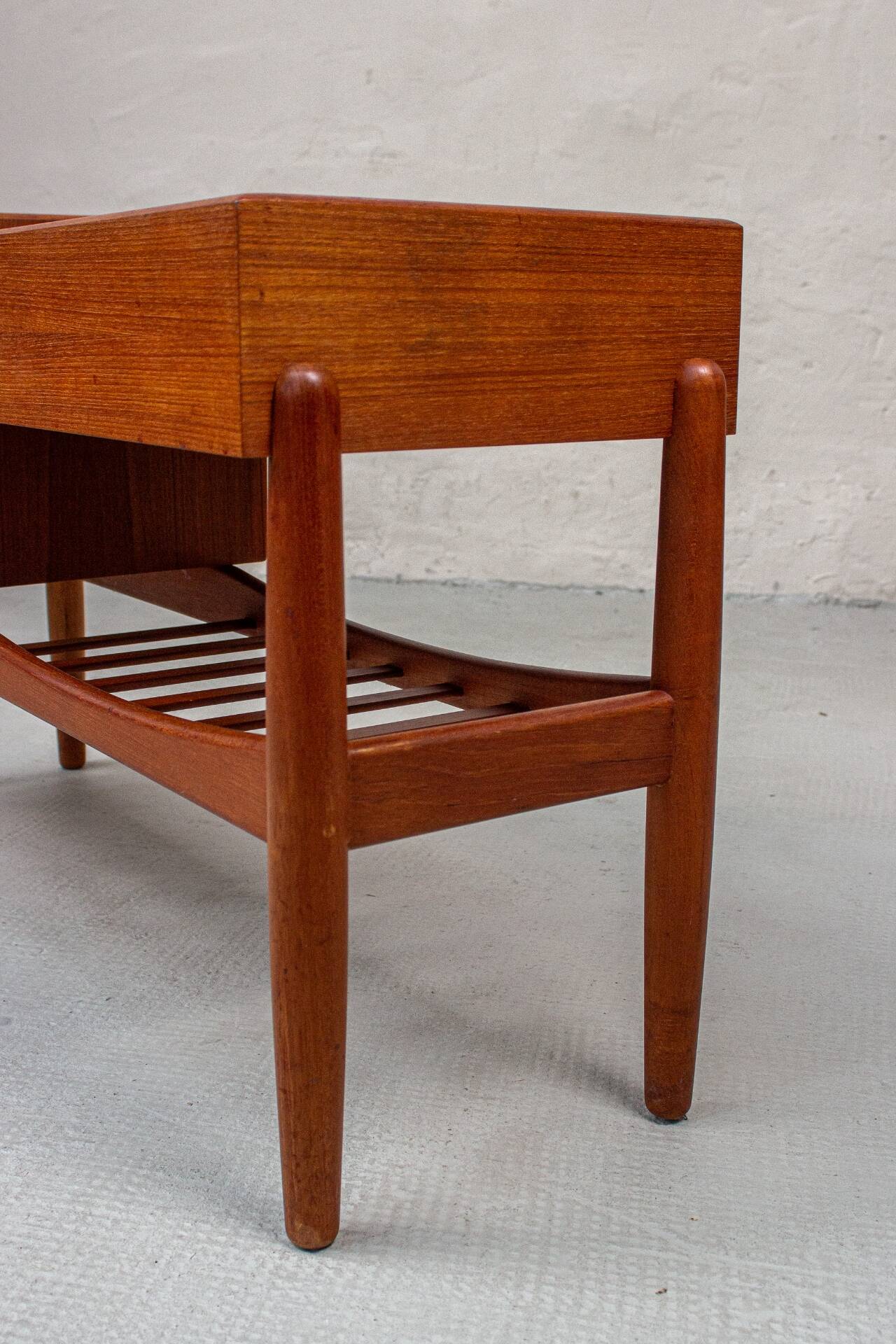 Arne Wahl Iversen plant bench chest of drawers vintage teak Danish 60s