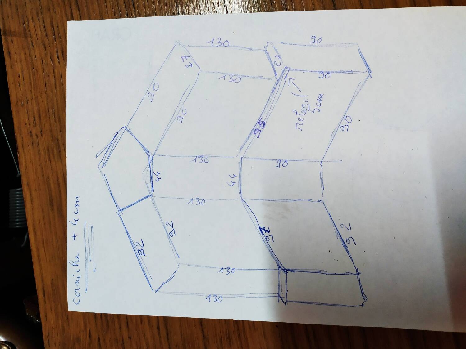 Bistro corner bookcase