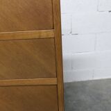 Scandinavian chest of drawers 1960 light oak clean and solid