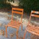 Set of 4 chairs tivoli chairs by Francisco Segarra in metal
