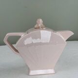Art Deco pink teapot