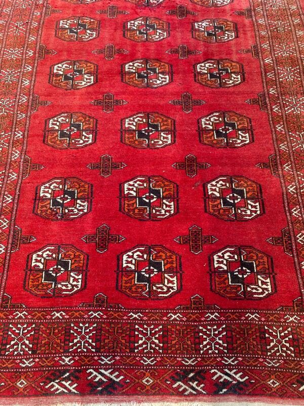 Vintage carpet afghan boukhara 114x170 cm