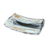 Cup in enamelled sandstone signed