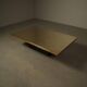 Christian Heckscher etched brass coffee table, Belgium 1970s