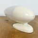 Industrial White Bakelite Wall Light with Milk Glass, 1950s