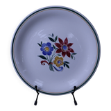 Plate dish on stand Sarreguemines "Dole"