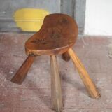 Vintage stool, wooden stool, stool, plant stand, interior decoration