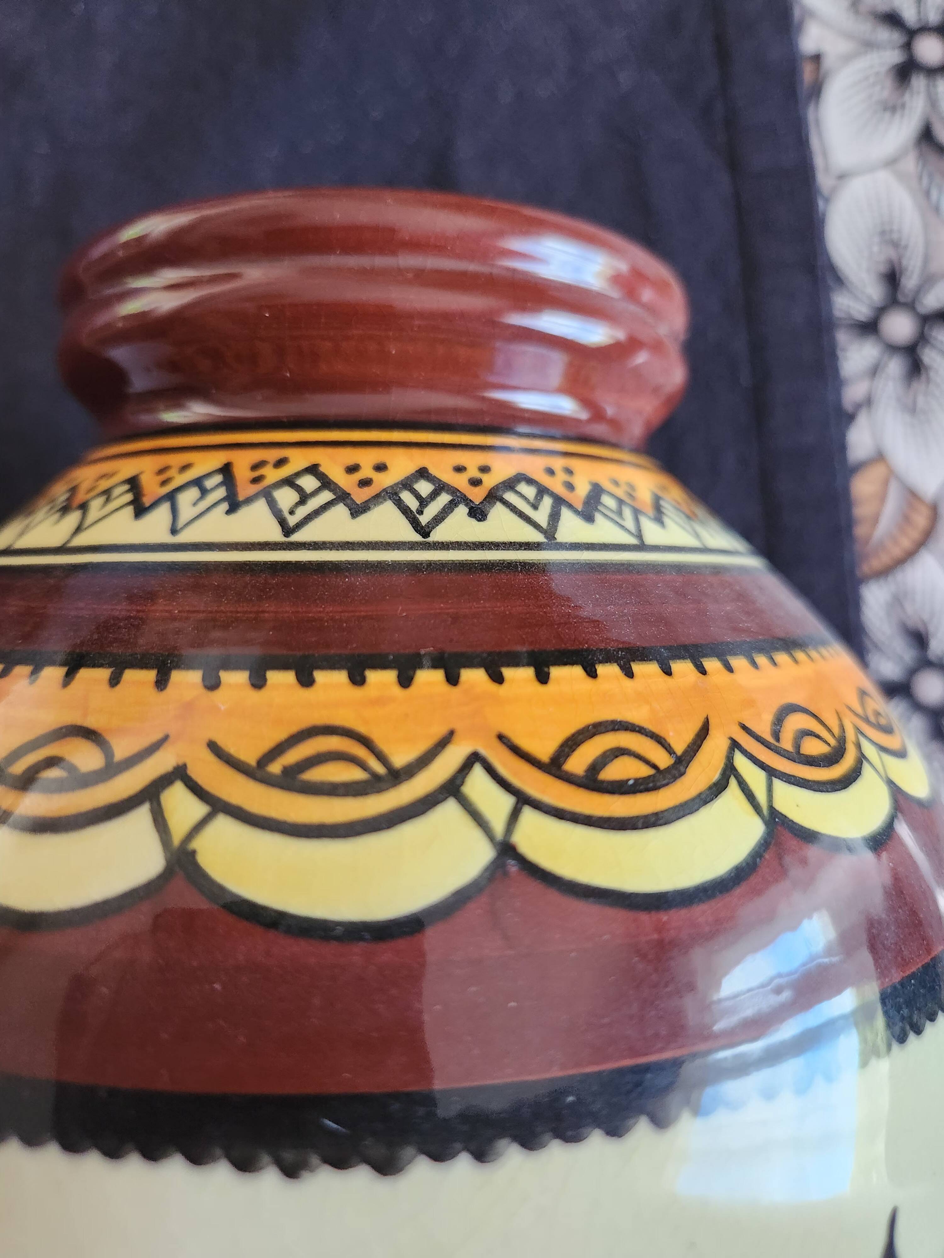 Art Deco vase Henriot Quimper