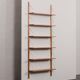 Set of 6 mid century modern renovated teak shelves