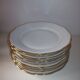 White porcelain plates