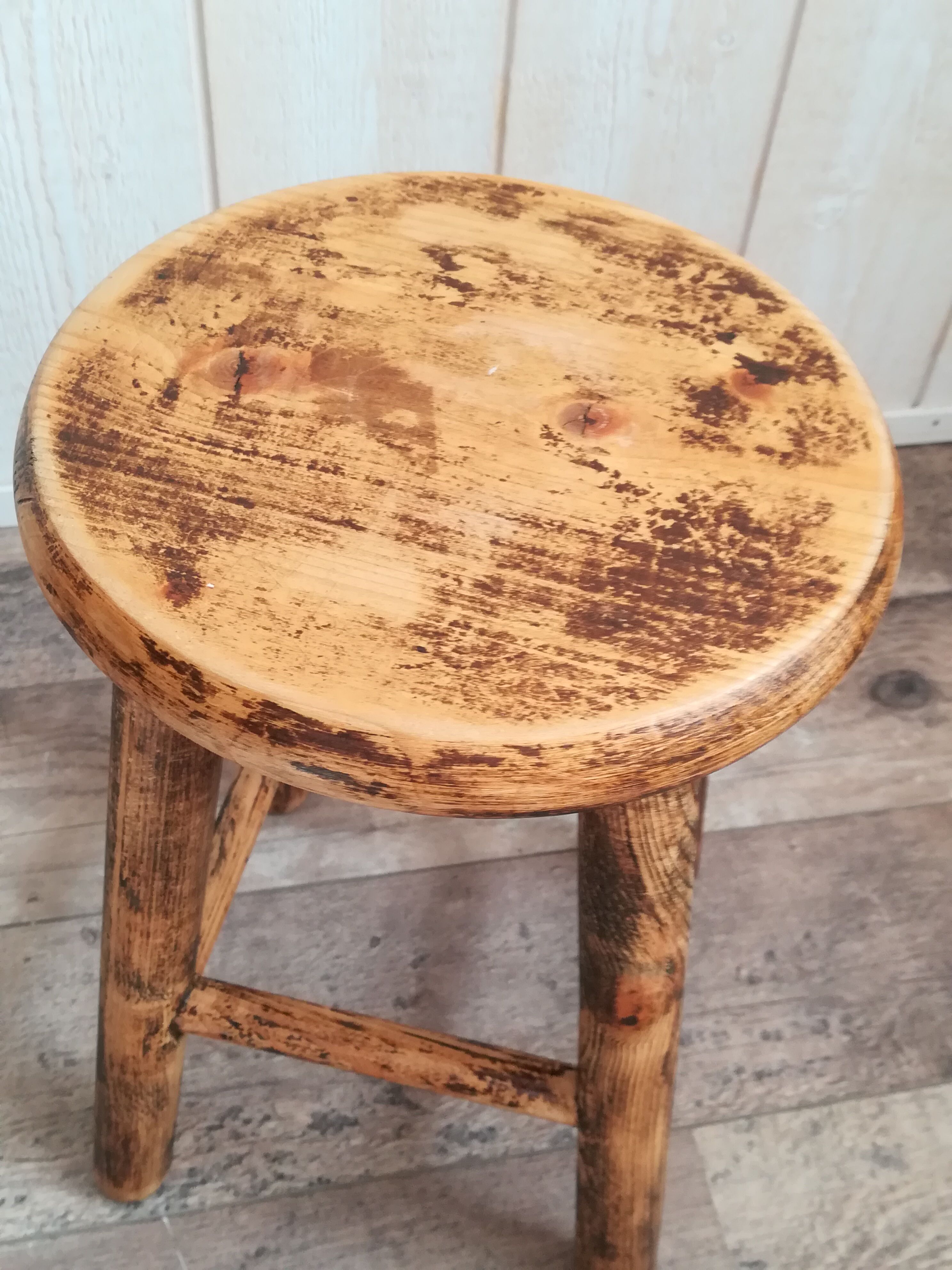 Wooden stool