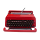 Machine à écrire Valentine, icone Pop du design design E.Sottsass/Olivetti