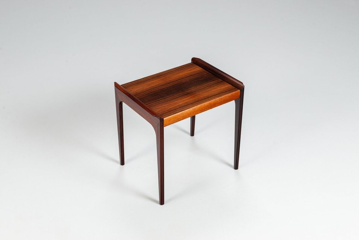 Erling Torvits nesting tables in rosewood Heltborg Mobler Denmark 1960