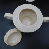 Céranord pourer, creamer and sugar bowl