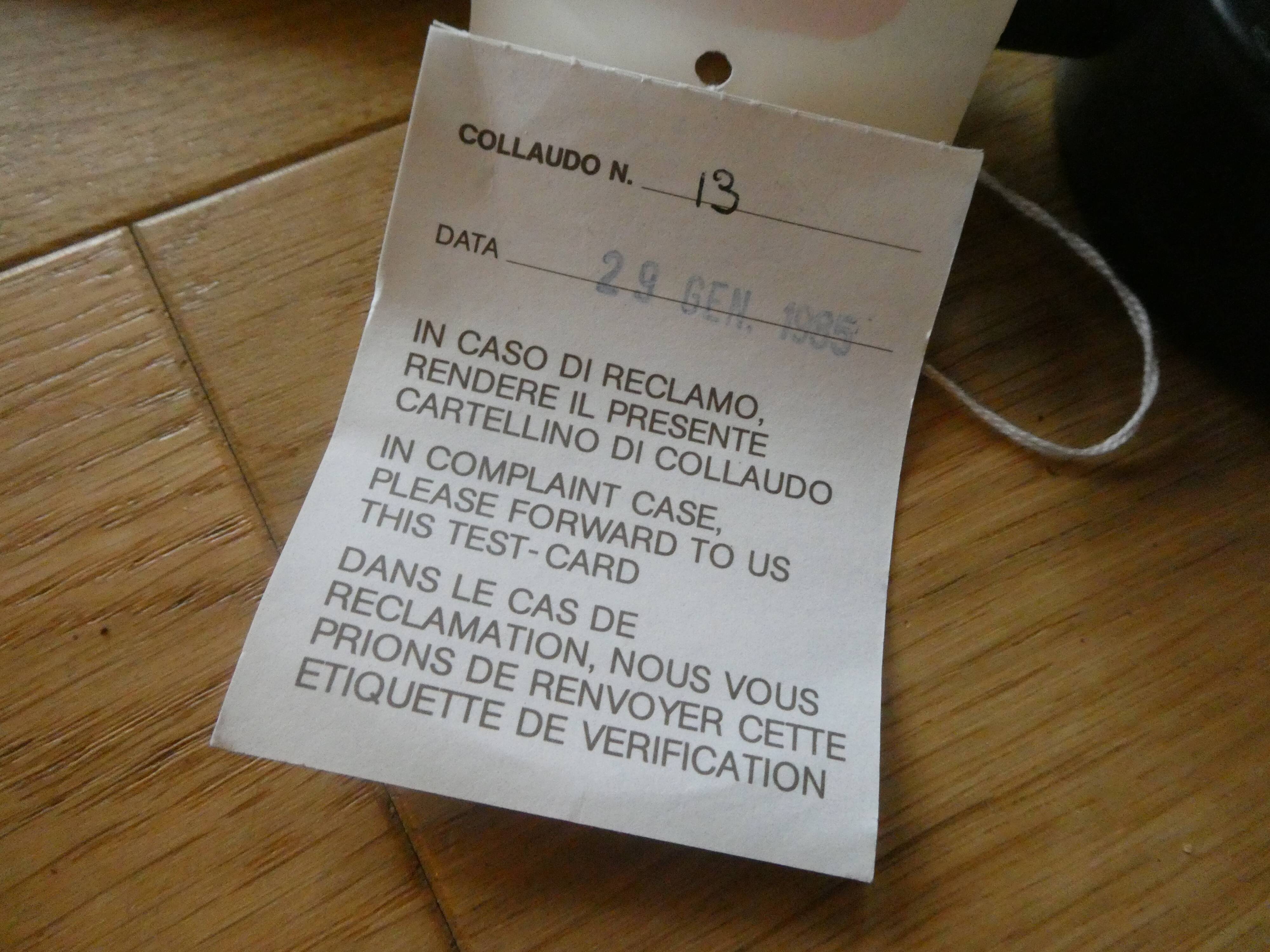 Design wall lamp by Sergio Bernardi - Italy (N3)