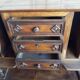 Bureau à pente avec trieur, tiroirs et casiers de rangement