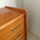 Scandinavian vintage dresser from the 60s teak feet compass