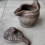 Berber earthenwear milk jug