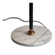 Arredoluce floor lamp in polished brass and Carrara marble, 1960s
