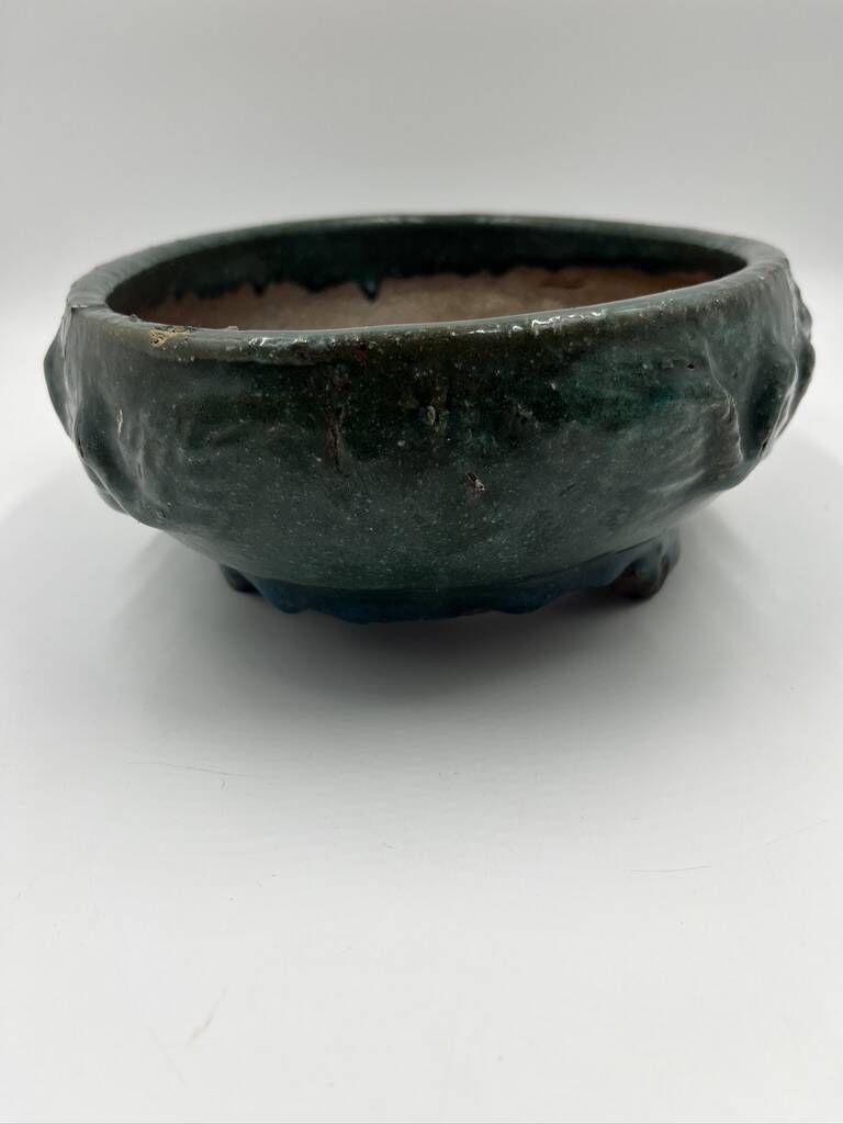 Glazed terracotta planter