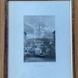 Lithograph of Rome by the Rouargue brothers 1850