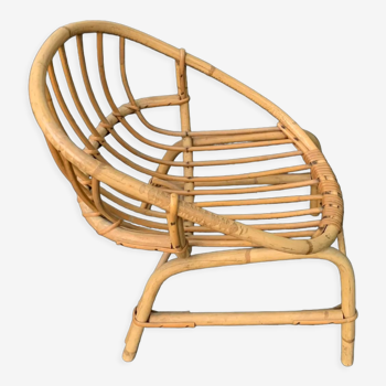 Fauteuil en rotin enfant