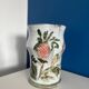 Large vintage ceramic vase by Thiry Albert | Floral decoration in r