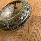 Bol asiatique en émaux cloisonnés