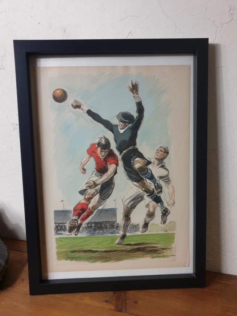 Illustration of Foot 40s - Vintage Sport