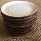 Series of 9 sandstone plates