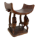 Trône royal "Fon" en bois sculpté – Bénin, XXᵉ siècle