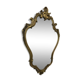 Vintage gilded wood mirror 40x70cm