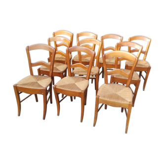 Set of 10 chairs