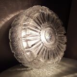 Vintage glass ceiling light from the 1960s