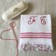 Set of two old honeycomb towels