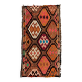 Vintage turc Mini Kilim 108x58 cm laine petit Kelim Runner, shabby Chic